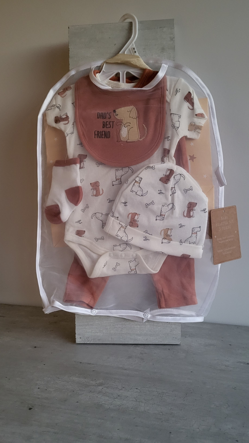 babyset kleding cadeau hoes