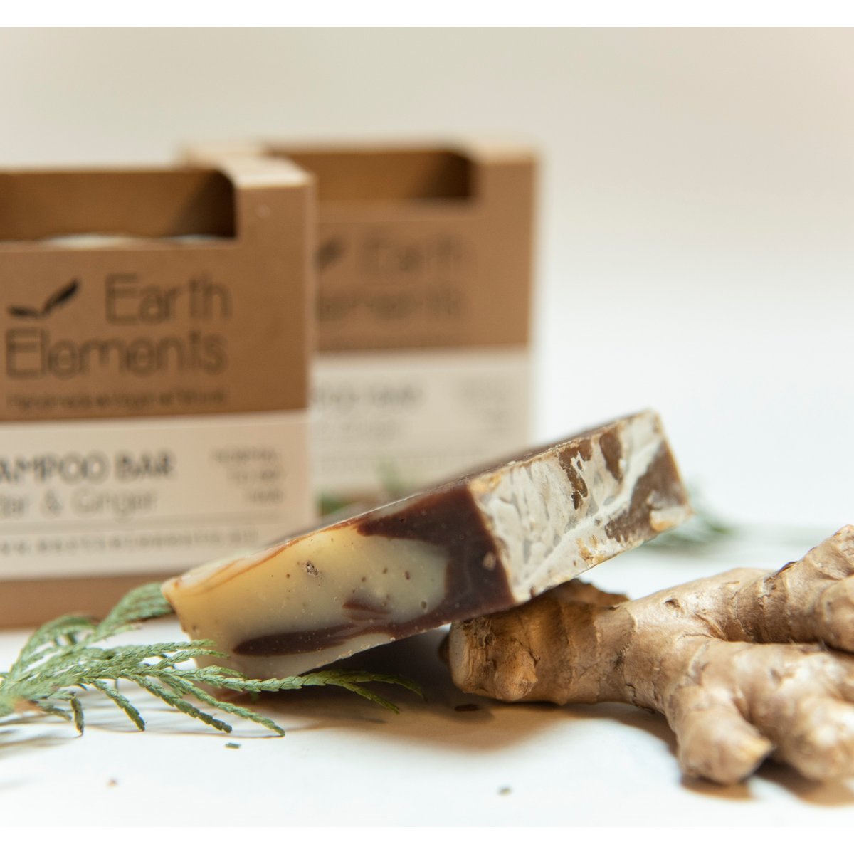 Earth elements shampoo cedar ginger