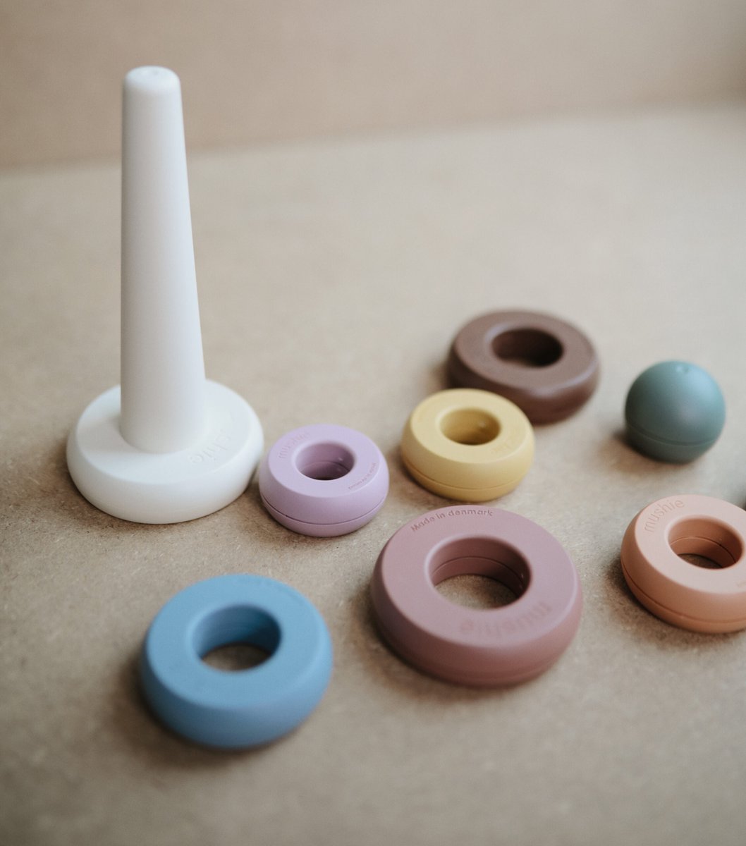 Mushie Ringtower stacking Rings original